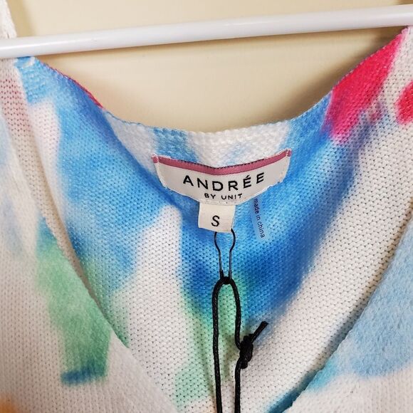 Andree By Unit Tie Dye Knit Tank Size Small - Picture 4 of 7